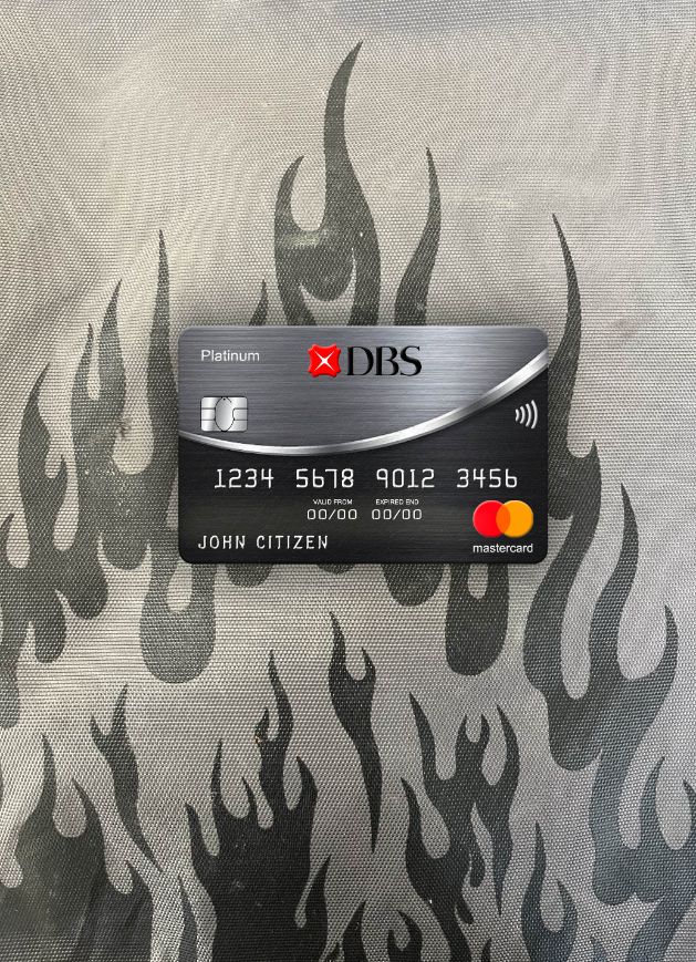 Download Thailand DBS bank mastercard platinum photolook front Photoshop template